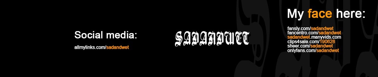 SadAndWet баннер